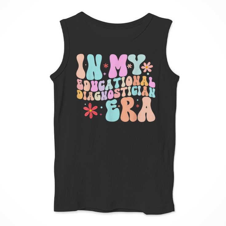 In My Educational Diagnostician Era Learning Support Teacher Men Tank Top, funny design