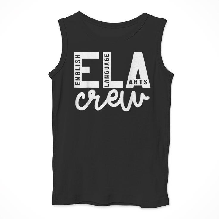 English Language Art Teacher Crew ELA Squad English Teacher Men Tank Top, English Teacher Gifts, funny design