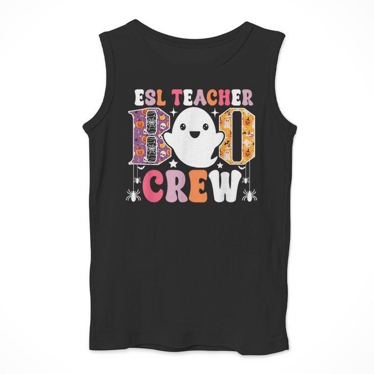 ESL Teacher Boo Crew Halloween Costume Men Tank Top, Esl Teacher Gifts, funny design ESL Teacher Boo Crew Halloween Costume Men Tank Top, Esl Teacher Gifts, funny design