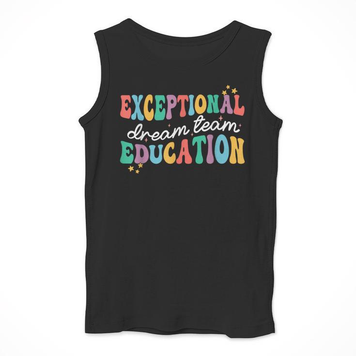 Exceptional Education Dream Team SPED ESE Teacher Autism Men Tank Top, funny design Exceptional Education Dream Team SPED ESE Teacher Autism Men Tank Top, funny design