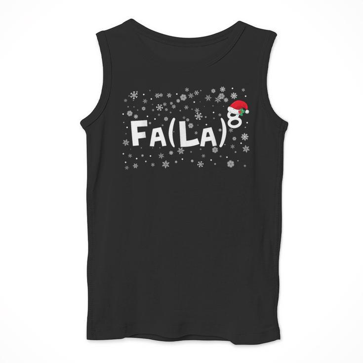 FA LA8 Christmas Santa Fa La Math Teacher Mathematic Men Tank Top, funny design
