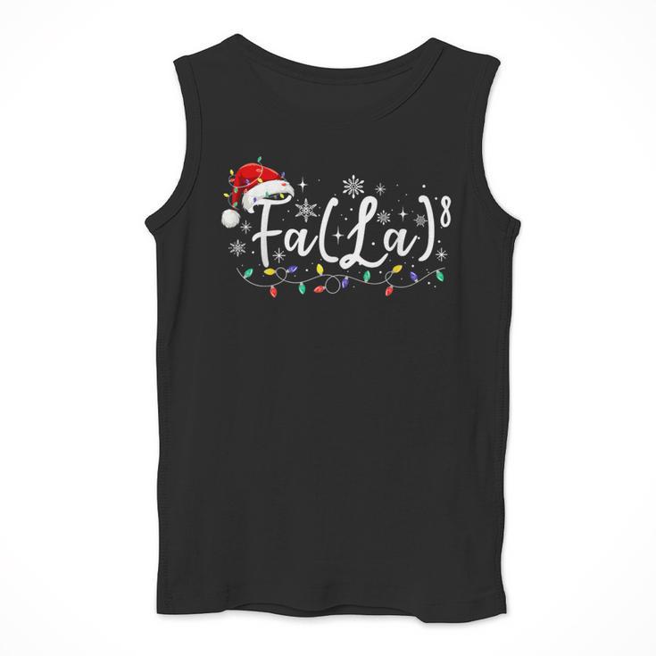 FA LA8 Christmas Santa Fa La Math Teacher Student Men Tank Top, funny design FA LA8 Christmas Santa Fa La Math Teacher Student Men Tank Top, funny design
