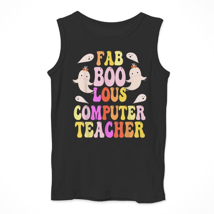 Faboolous COMPUTER TEACHER Costume This Is My Spooky Mom Dad Men Tank Top, funny design Faboolous COMPUTER TEACHER Costume This Is My Spooky Mom Dad Men Tank Top, funny design