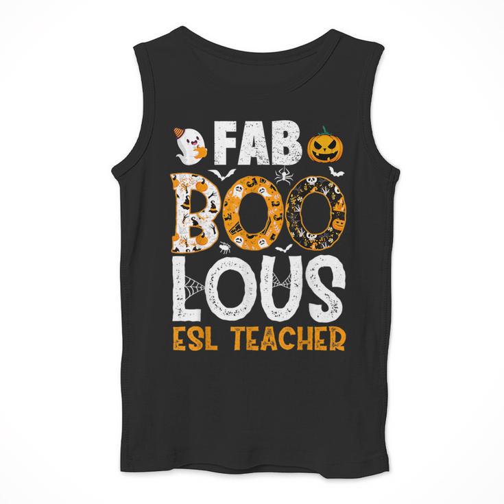 Faboolous ESL ESOL Teacher Spooky Teacher Halloween Costume For Men Women Men Tank Top, Esl Teacher Gifts, funny design Faboolous ESL ESOL Teacher Spooky Teacher Halloween Costume For Men Women Men Tank Top, Esl Teacher Gifts, funny design