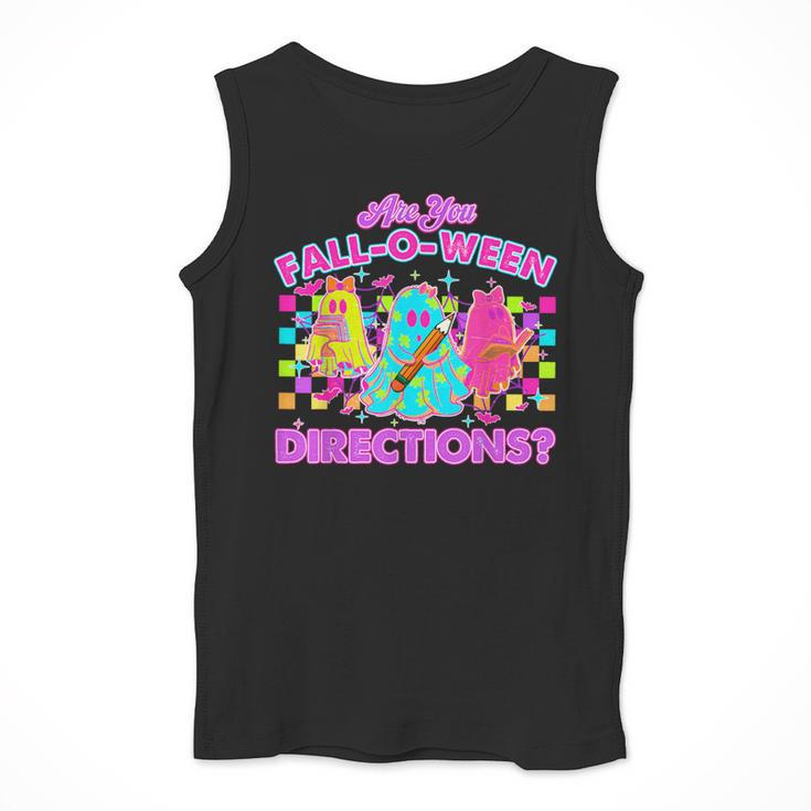 Are You Fall-O-Ween Directions Teacher Ghost Halloween Men Tank Top, funny design Are You Fall-O-Ween Directions Teacher Ghost Halloween Men Tank Top, funny design