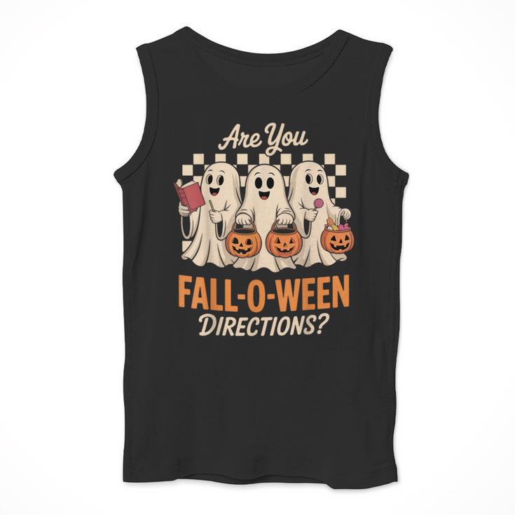 Are You Fall O Ween Directions Teacher Halloween Boo Ghost Men Tank Top, funny design Are You Fall O Ween Directions Teacher Halloween Boo Ghost Men Tank Top, funny design