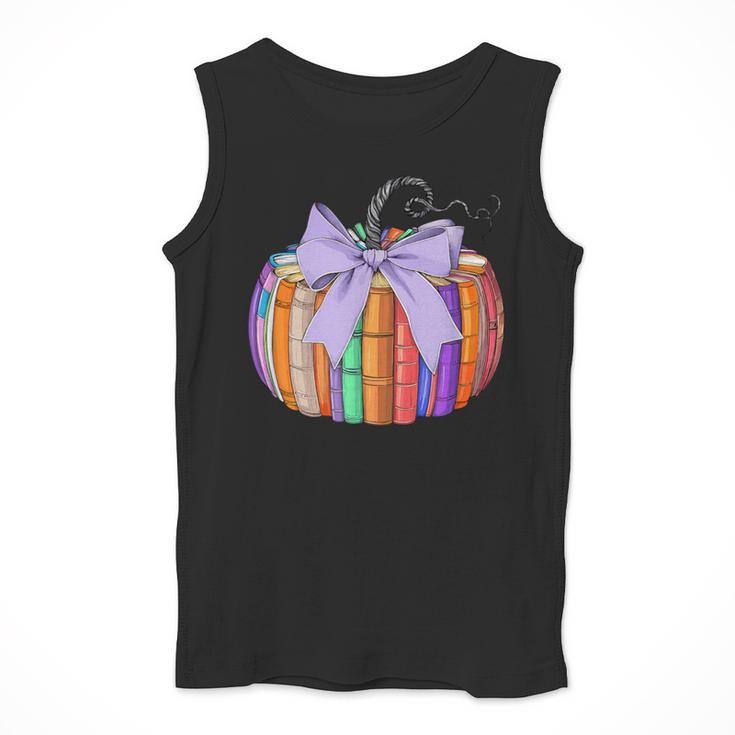 Fall Pumpkin Books Lover Halloween Teacher Teaching Staff Men Tank Top, funny design Fall Pumpkin Books Lover Halloween Teacher Teaching Staff Men Tank Top, funny design
