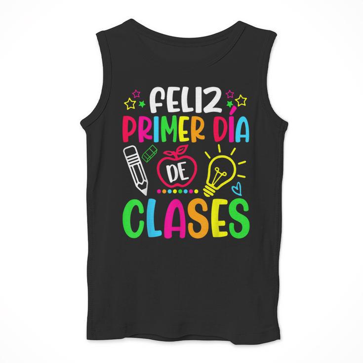 Feliz Primer Dia De Clases Kids Girl Teacher Spanish School Men Tank Top, funny design Feliz Primer Dia De Clases Kids Girl Teacher Spanish School Men Tank Top, funny design