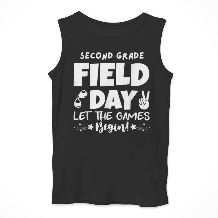 Field Day Second 2nd Grade Orange 2025 Boy Girl Teacher Men Tank Top, 2nd Grade Teacher Gifts, funny design