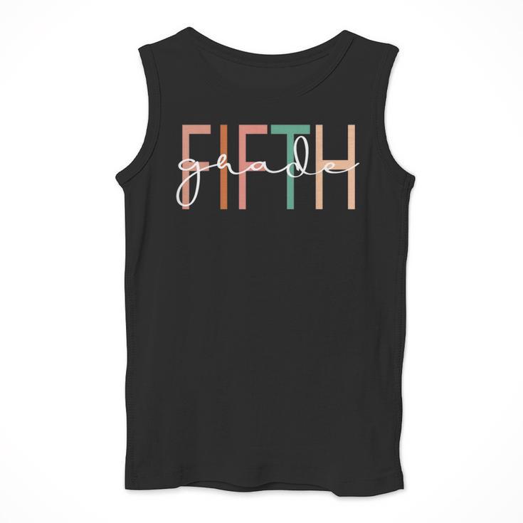 Fifth Grade Girls Boys Teacher Team 5th Grade Squad Men Tank Top, funny design Fifth Grade Girls Boys Teacher Team 5th Grade Squad Men Tank Top, funny design