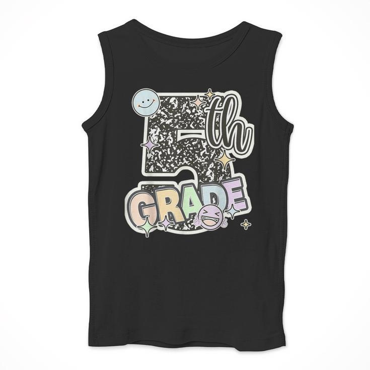 First Day Of Fifth Grade Composition Notebook Teacher Men Tank Top, First Grade Teacher Gifts, funny design First Day Of Fifth Grade Composition Notebook Teacher Men Tank Top, First Grade Teacher Gifts, funny design