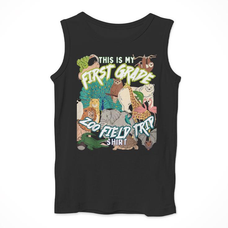 First Grade Zoo Field Trip Matching Student Teacher Class Men Tank Top, First Grade Teacher Gifts, funny design