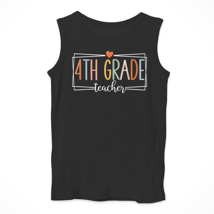 Fourth Grade Teacher 4th Grade Teachers Back To School Men Tank Top, 4th Grade Teacher Gifts, funny design Fourth Grade Teacher 4th Grade Teachers Back To School Men Tank Top, 4th Grade Teacher Gifts, funny design