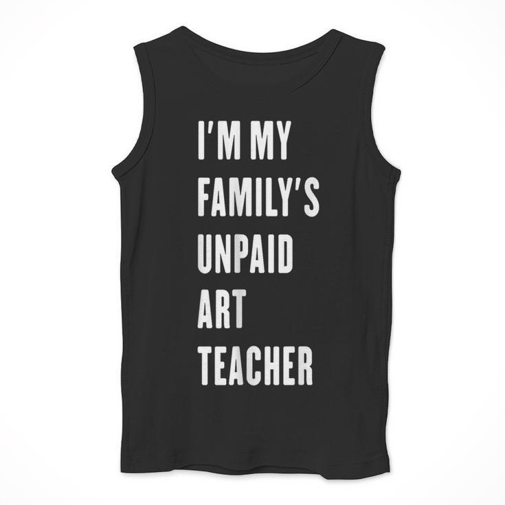Funny Art Teacher Men Tank Top, funny design