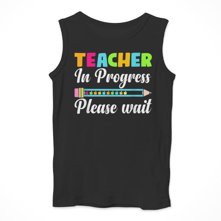 Future Teacher Cool Teacher In Progress Please Wait Men Tank Top, Future Teacher Gifts, funny design Future Teacher Cool Teacher In Progress Please Wait Men Tank Top, Future Teacher Gifts, funny design