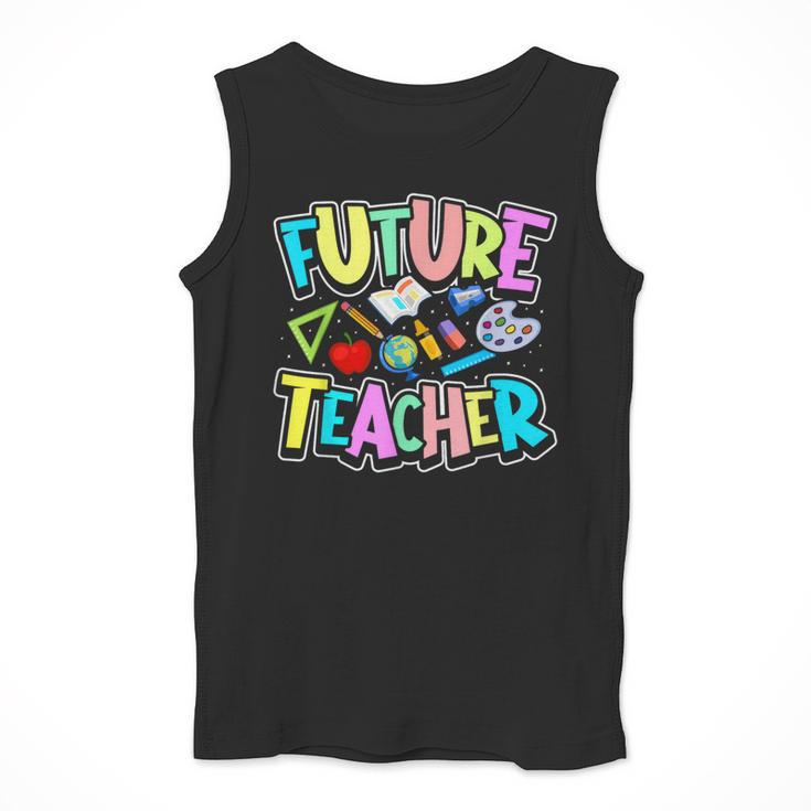Future Teacher Kid's Career Men Tank Top, Future Teacher Gifts, funny design Future Teacher Kid's Career Men Tank Top, Future Teacher Gifts, funny design
