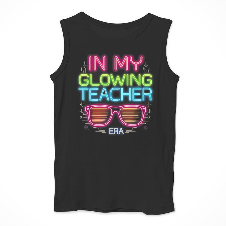 In My Glowing Teacher Era Groovy Colorful Bright Men Tank Top, Groovy Teacher Gifts, funny design In My Glowing Teacher Era Groovy Colorful Bright Men Tank Top, Groovy Teacher Gifts, funny design