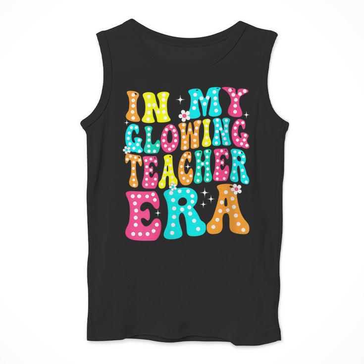 In My Glowing Teacher Era Groovy Colorful Bright Men Tank Top, Groovy Teacher Gifts, funny design In My Glowing Teacher Era Groovy Colorful Bright Men Tank Top, Groovy Teacher Gifts, funny design