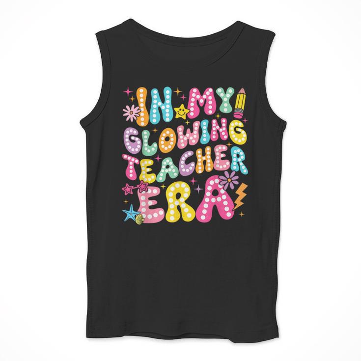 In My Glowing Teacher Era Teaching Back To School Men Tank Top, funny design In My Glowing Teacher Era Teaching Back To School Men Tank Top, funny design