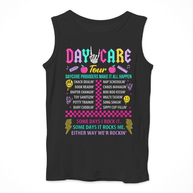 Groovy Day Care Some Days I Rock It Day Care Teacher Life Men Tank Top, Groovy Teacher Gifts, funny design