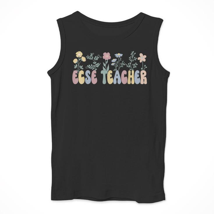 Groovy ECSE Early Childhood Special Education Teacher Men Tank Top, Groovy Teacher Gifts, funny design Groovy ECSE Early Childhood Special Education Teacher Men Tank Top, Groovy Teacher Gifts, funny design