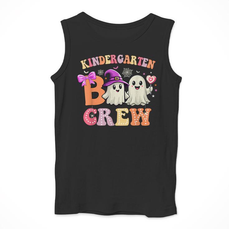 Groovy Kindergarten Boo Crew Kinder Halloween Teacher Kids Men Tank Top, Groovy Teacher Gifts, funny design Groovy Kindergarten Boo Crew Kinder Halloween Teacher Kids Men Tank Top, Groovy Teacher Gifts, funny design