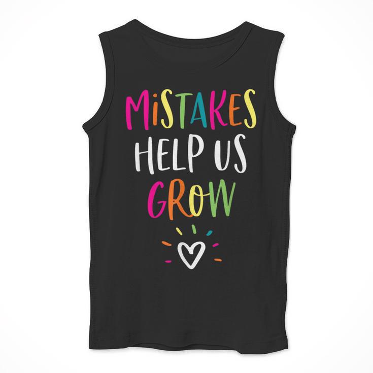 Growth Mindset Positive Back To School Teacher Student Men Tank Top, funny design