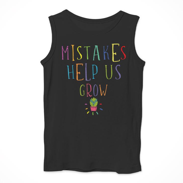 Growth Mindset Shirt For Teacher Mistakes Help Us Grow Men Tank Top, funny design Growth Mindset Shirt For Teacher Mistakes Help Us Grow Men Tank Top, funny design