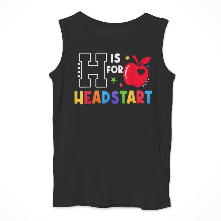 H Is For Head Start Teacher First Day Of School Tee Men Tank Top, funny design H Is For Head Start Teacher First Day Of School Tee Men Tank Top, funny design