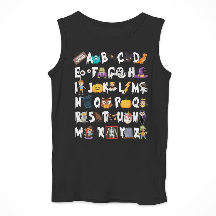 Halloween Alphabet ABCs Learning Kindergarten Teacher Men Women Kids Men Tank Top, funny design Halloween Alphabet ABCs Learning Kindergarten Teacher Men Women Kids Men Tank Top, funny design