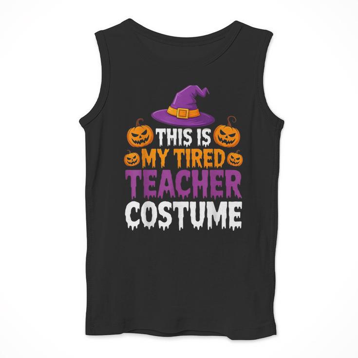 Halloween Costumes For Teachers Tired Teacher Costume Tee Men Tank Top, funny design Halloween Costumes For Teachers Tired Teacher Costume Tee Men Tank Top, funny design