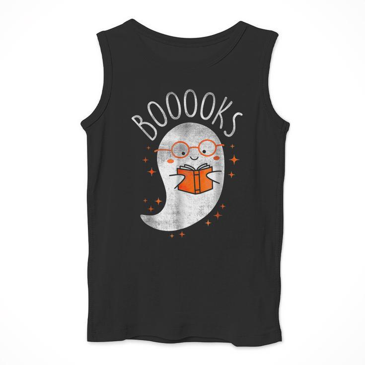 Halloween Cute Ghost Book Reading Teacher Men Tank Top, funny design Halloween Cute Ghost Book Reading Teacher Men Tank Top, funny design