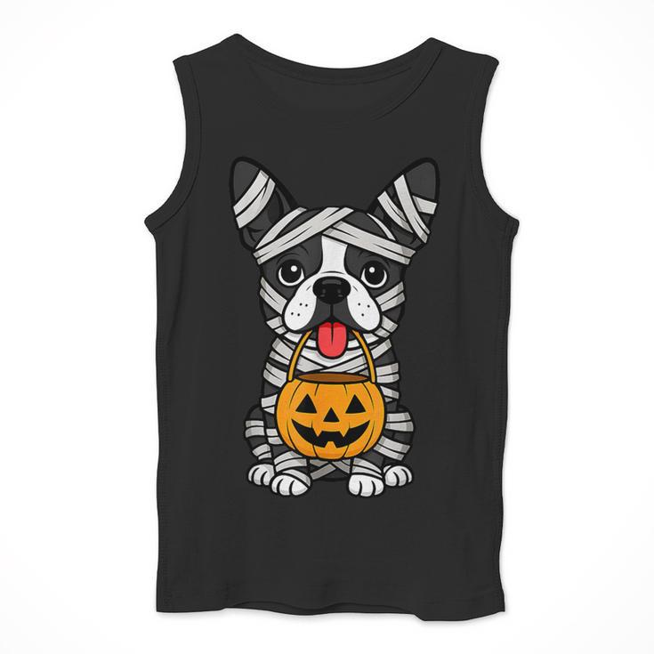 Halloween Dog Boston Terrier Mummy Costume Men Women Kids Men Tank Top, Boston Terrier Halloween Gifts, funny design