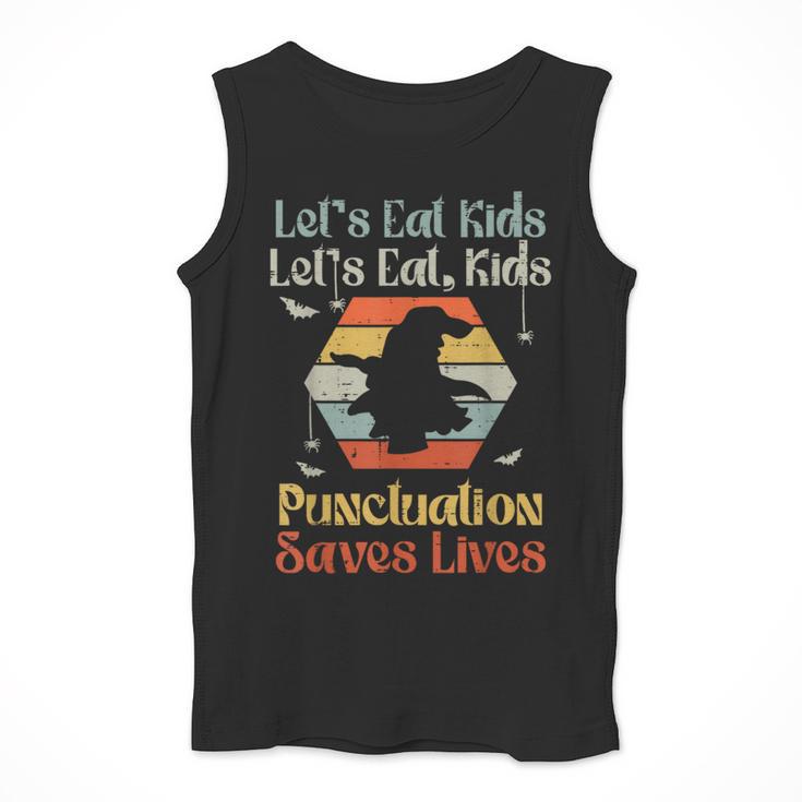 Halloween Lets Eat Kids English Teacher Costume Women Men Tank Top, English Teacher Gifts, funny design Halloween Lets Eat Kids English Teacher Costume Women Men Tank Top, English Teacher Gifts, funny design
