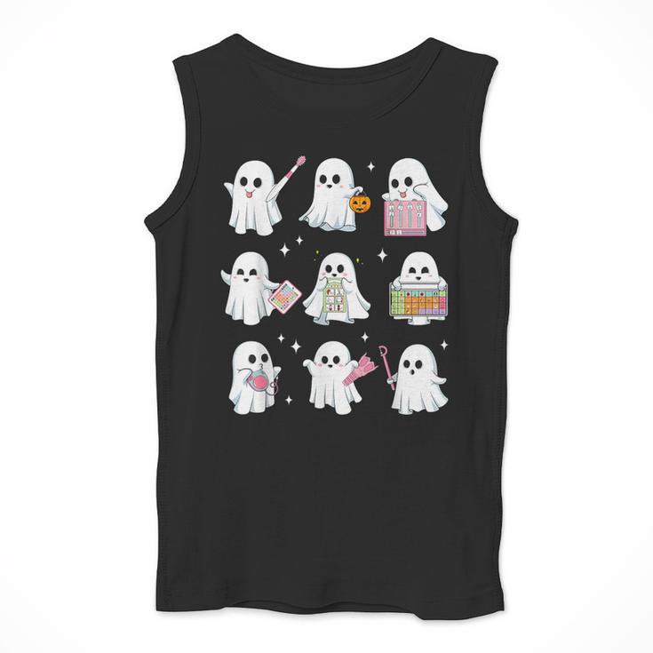 Halloween Ghost Speech Therapy SLP Fall Teacher Tee Men Tank Top, funny design Halloween Ghost Speech Therapy SLP Fall Teacher Tee Men Tank Top, funny design