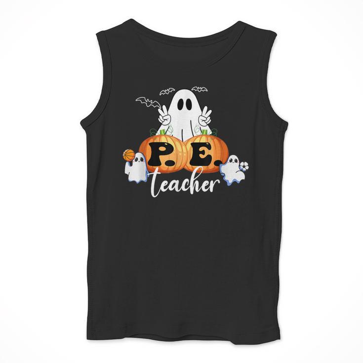 Halloween PE Teacher Ghosts Pumpkins Sports Lover Men Tank Top, Pe Teacher Gifts, funny design Halloween PE Teacher Ghosts Pumpkins Sports Lover Men Tank Top, Pe Teacher Gifts, funny design
