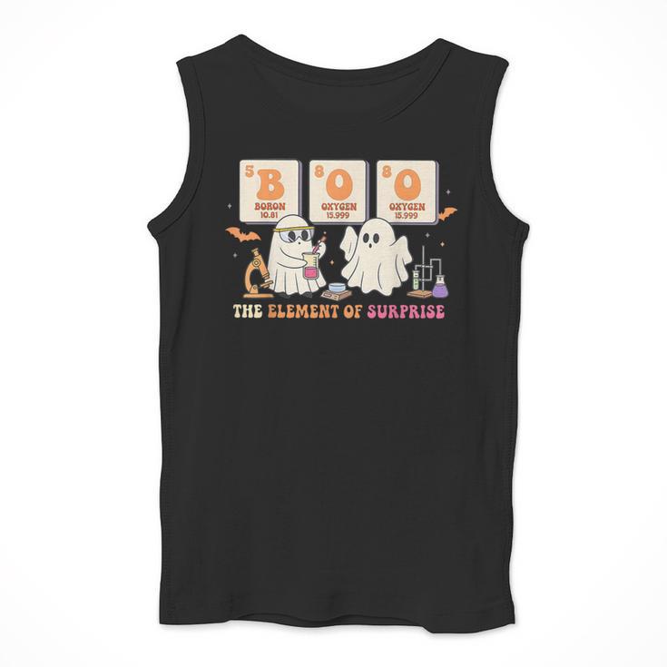 Halloween Science Teacher Boo Ghost The Element Of Surprise Men Tank Top, Science Teacher Gifts, funny design Halloween Science Teacher Boo Ghost The Element Of Surprise Men Tank Top, Science Teacher Gifts, funny design