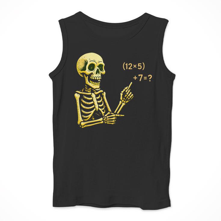 Halloween Teacher Six Seven 6 7 Skeleton Spooky Costume Men Tank Top, funny design Halloween Teacher Six Seven 6 7 Skeleton Spooky Costume Men Tank Top, funny design