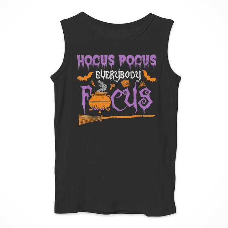 Halloween Teacher Or Student Hocus Pocus Everybody Focus For Men Women Kids Men Tank Top, funny design Halloween Teacher Or Student Hocus Pocus Everybody Focus For Men Women Kids Men Tank Top, funny design