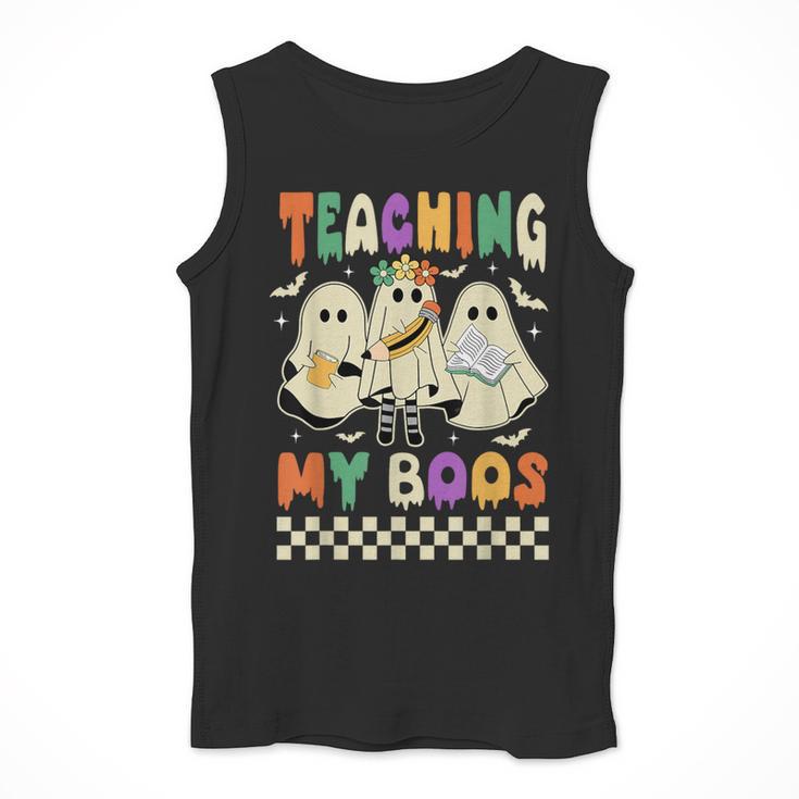 Halloween Teaching My Boos Cute Ghost Teacher Life Costume Men Tank Top, funny design Halloween Teaching My Boos Cute Ghost Teacher Life Costume Men Tank Top, funny design