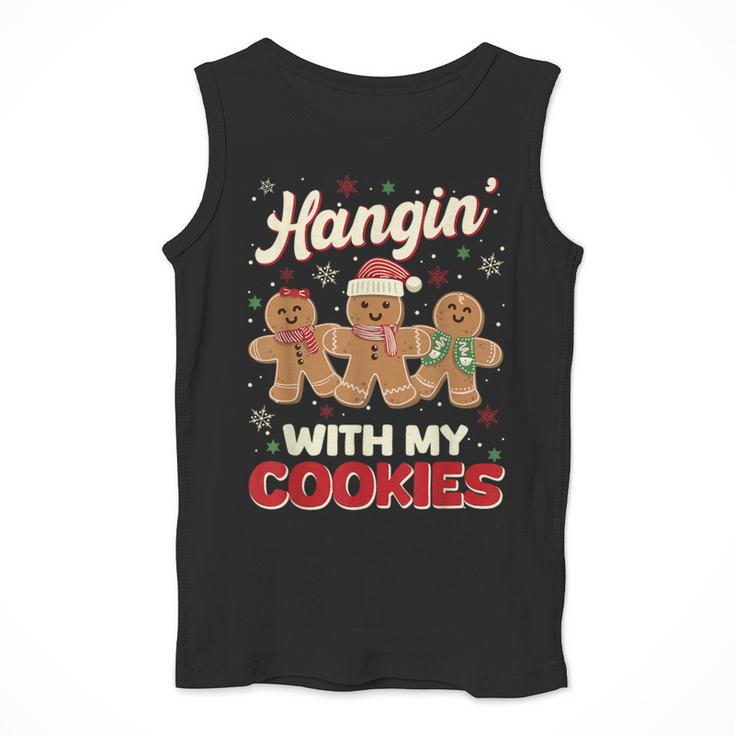 Hangin With My Cookies Gingerbread Man Xmas Teacher Men Tank Top, funny design Hangin With My Cookies Gingerbread Man Xmas Teacher Men Tank Top, funny design