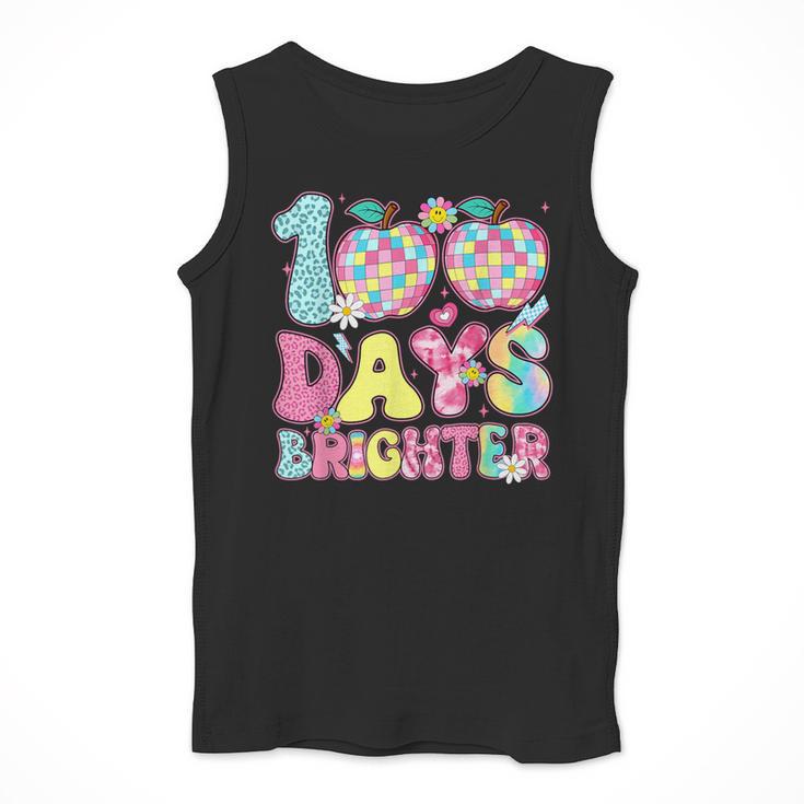 Happy 100th Day Of School 100 Days Brighter Teachers Kids Men Tank Top, funny design Happy 100th Day Of School 100 Days Brighter Teachers Kids Men Tank Top, funny design