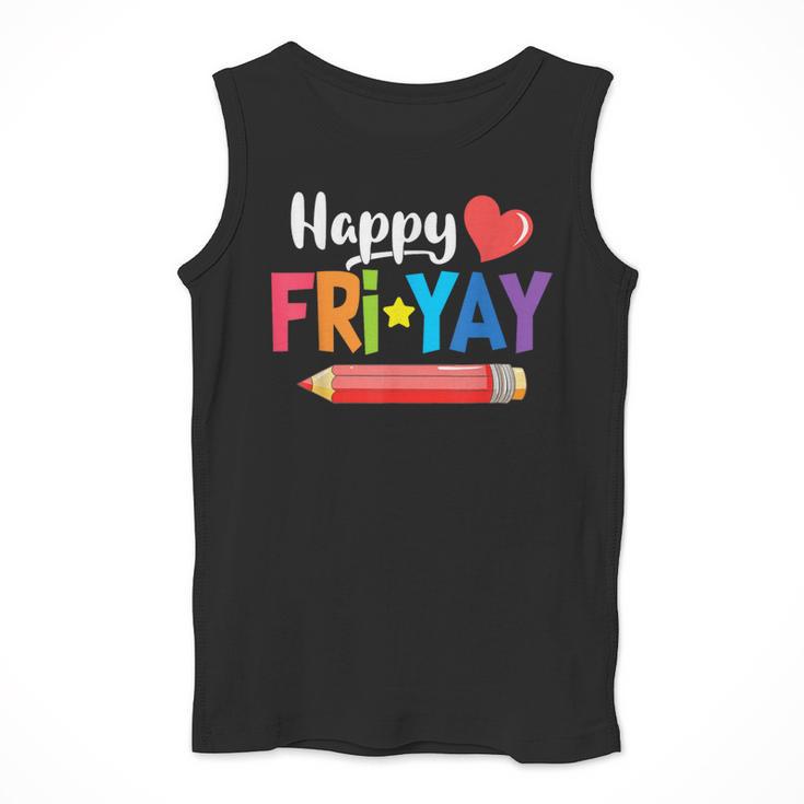 Happy Fri-Yay Friday Lovers Fun Teacher Life Weekend Men Tank Top, funny design Happy Fri-Yay Friday Lovers Fun Teacher Life Weekend Men Tank Top, funny design
