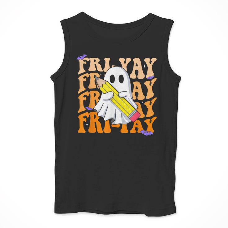 Happy Fri-Yay Friday Lovers Groovy Teacher Life Halloween Men Tank Top, Groovy Teacher Gifts, funny design Happy Fri-Yay Friday Lovers Groovy Teacher Life Halloween Men Tank Top, Groovy Teacher Gifts, funny design