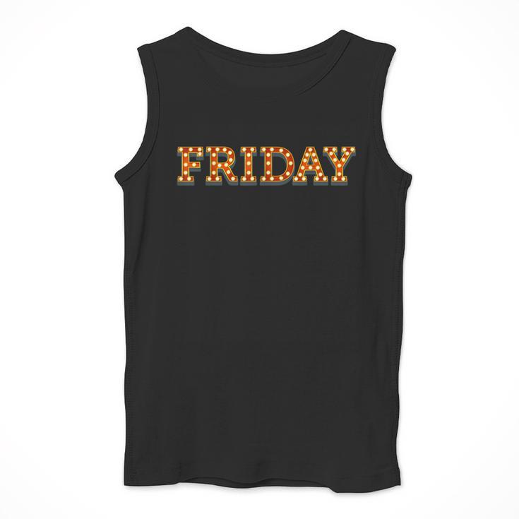 Happy Friday Love Fridays Fun Teacher For Men Women Men Tank Top, funny design