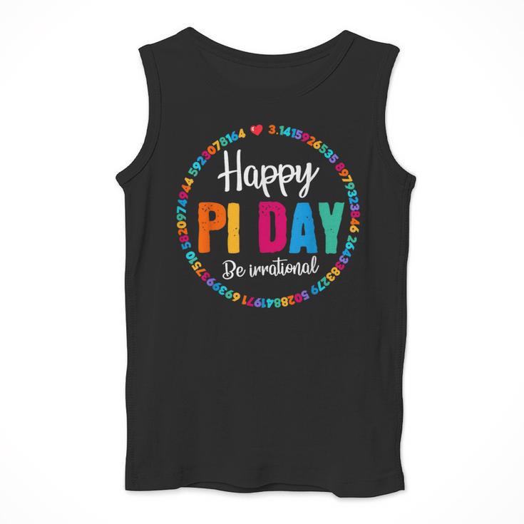 Happy Pi Day Pie Math Coach Teacher Pi Day Lover Nerdy Men Tank Top, funny design Happy Pi Day Pie Math Coach Teacher Pi Day Lover Nerdy Men Tank Top, funny design