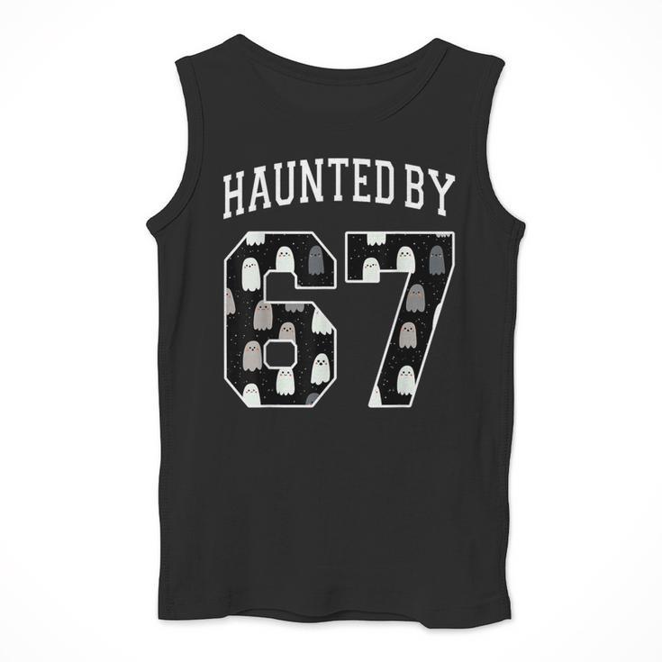 Haunted By 6 7 67 Six Seven Halloween Teacher Mom Men Tank Top, funny design Haunted By 6 7 67 Six Seven Halloween Teacher Mom Men Tank Top, funny design