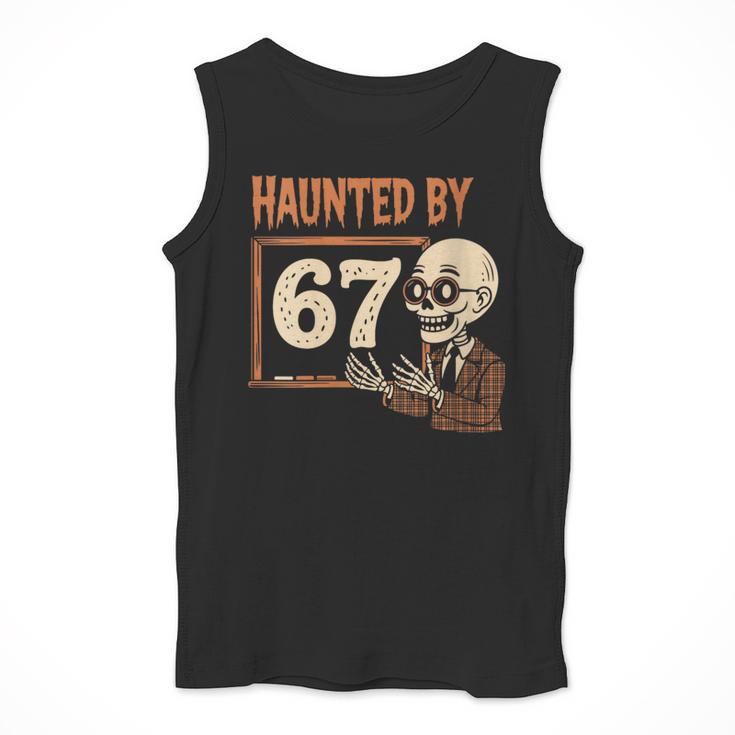 Haunted By 67 Halloween 67 Meme Six Seven Teacher Men Tank Top, funny design Haunted By 67 Halloween 67 Meme Six Seven Teacher Men Tank Top, funny design