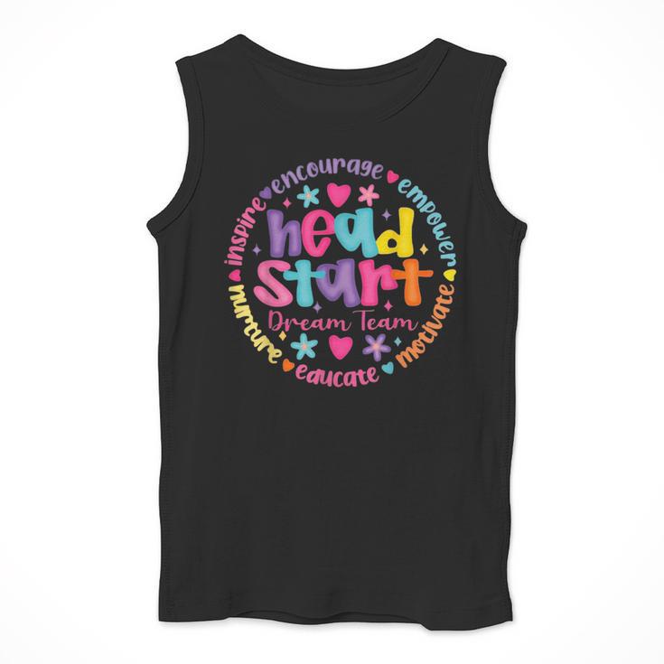 Head Start Dream Team Squad Teacher Headstart Back To School Men Tank Top, funny design Head Start Dream Team Squad Teacher Headstart Back To School Men Tank Top, funny design