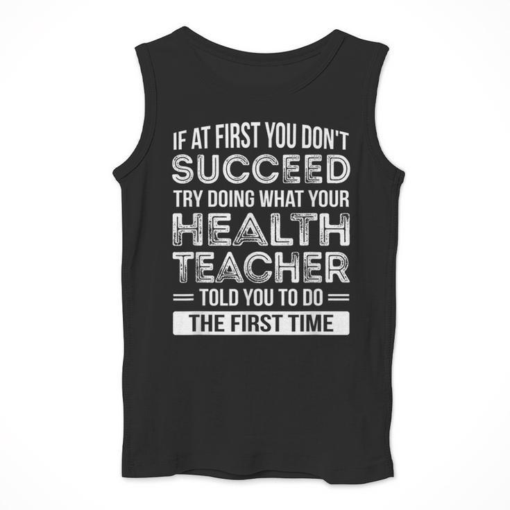 Health Teacher Tshirt Appreciation For Men Women Men Tank Top, funny design